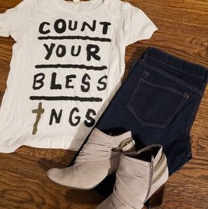 ⚡Count your blessings t-shirt⚡